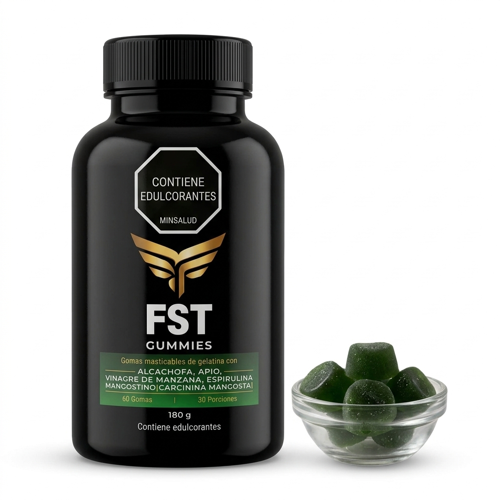 FST Gummies Detox Alcachofa Apio Vinagre de Manzana